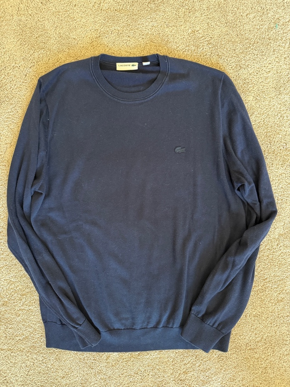 Lacoste Men's Navy Crewneck Sweater